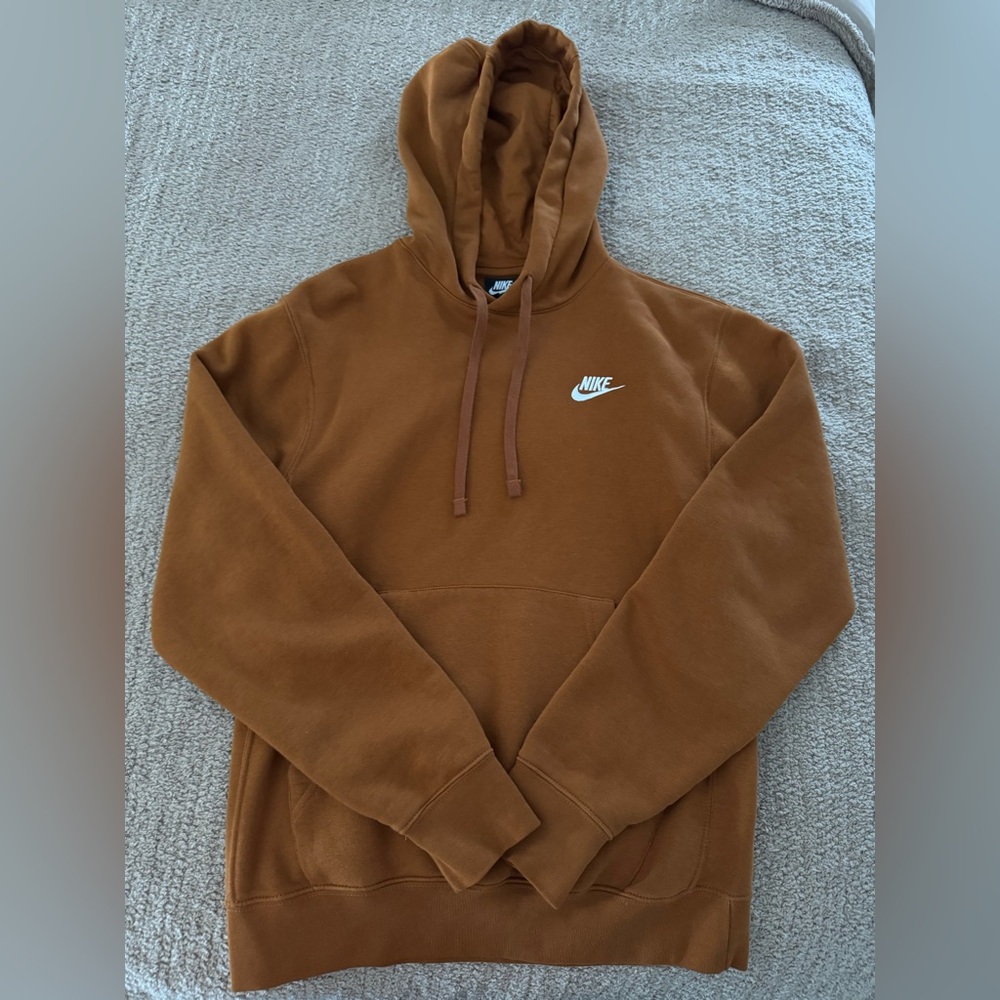 Nike Brown Sweatshirt Hoodie Casual Streetwear